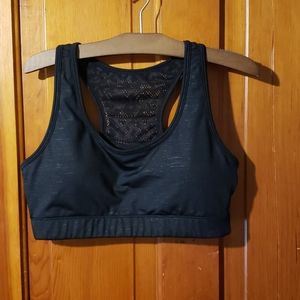 Zyia medium black bomber bra